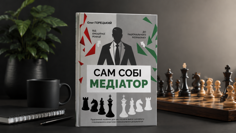 Конфлікт — це задача, і в неї є розв’язок: мій новий посібник «Сам собі медіатор»